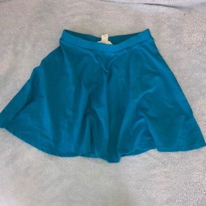 Blue mini skirt